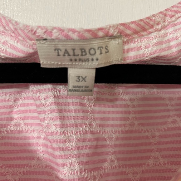 Talbots Pink Patterned Tank Top - Picture 7 of 8